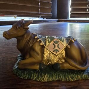 Hawthorne Village Thomas Kinkade Seated Bull Christmas Village Figurine 2007